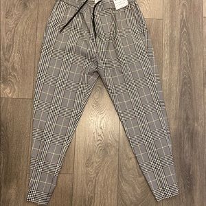 Topman cropped skinny plaid pants. Size 34 X 30